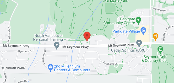 map of 3352 MOUNT SEYMOUR PARKWAY
